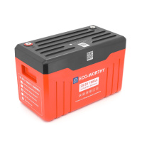 Аккумуляторная батарея Eco-Worthy LiFePO4 25,6V 100Ah,(100/100A), 0°C до 60°C, индикатор заряда, винт M8, 414*215*260 мм. 18 кг