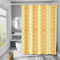 Шторка для ванны из полиэстера водонепроницаемая Bathlux 180x180 см с кольцами, занавеска для ванной комнаты