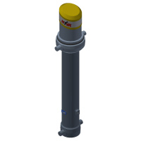 Гідроциліндр FC A191-5-07130-014-K1300 фронтальний з кожухом HYVA, 70527586