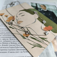 Серебряное колье CatalogSilver с без камней, вес изделия 5,73 гр (2183716) 450500 размер