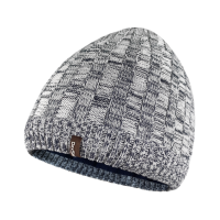 Водонепроницаемая шапка Dexshell Heathered Rib Knit Beanie, onesize (56-58 см), бело-серая