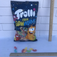 Цукерка желейна Trolli Черви з цукром 190-200 шт