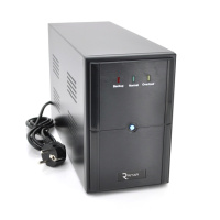 ИБП Ritar  E-RTM600L-U (360W) ELF-L, LED, AVR, 2st, USB, 2xSCHUKO socket, 1x12V7Ah, metal Case Q4 (370*130*210) 4,8 кг (310*85*140)