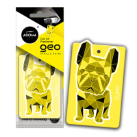 Ароматизатор Aroma Car Cellulose Geo Dog - Yellow Vanilla Noire сухий