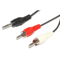 Кабель мультимедийный Jack 3.5mm папа/2RCA папа Atcom (10708)