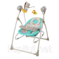 Колыбель-качели CARRELLO Nanny 3в1 CRL-0005, turquoise, бирюза, с пультом