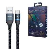 Кабель USB Remax Type-C Colorful RC-152a-Black 1 м