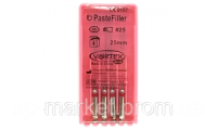 Каналонаполнители для углового наконечника, Paste Fillers (Паст Файлы) 25мм, 4шт Vortex 25