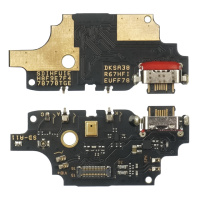 Разъём зарядки для UMIDIGI A11 на плате с микрофоном и компонентами