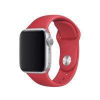 Силіконовий ремінець для Apple watch 38mm / 40mm (Червоний / Red) - купити в SmartEra.ua