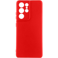 Чохол Silicone Cover Lakshmi Full Camera (A) для Samsung Galaxy S21 Ultra, Червоний / Red - купити в SmartEra.ua