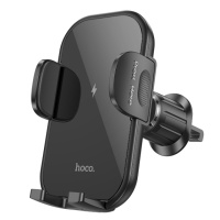 Автодержатель Hoco HW4 с беспроводной зарядкой 15W black