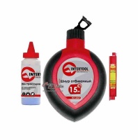 Intertool MT–2506 Шнур отбивочный 30м с корректором