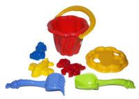 Песочный набор «Ромашка» №1 1098 Красный