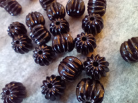 Бусина пластиковая «боченок»/ Размер - 10 мм(отв.2мм) /  черный/ 10 грам 18 шт