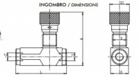 Ограничительный клапан RGL.FLUSSO 1/4« A POMELLO