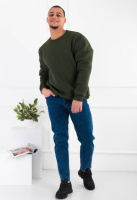 Чоловічі сині джинси батал