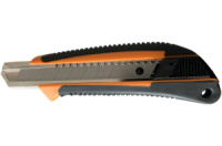 Нож LT - 18 мм автозамок прорезиненный 1 шт.