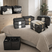 Набор для хранения обуви и сезонных вещей ORGANIZE  (серый)