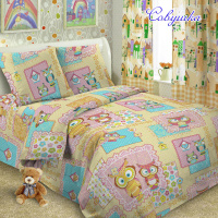 Комплект постільної білизни Совушка