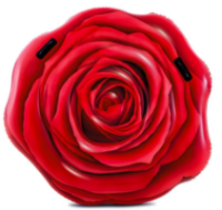 Надувной плотик Intex 58783 Роза, 137 х 132 см  красный (58783)