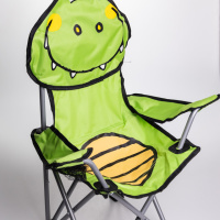 Дитяче туристичне крісло 34х58х65 см для пікніка з підстаканником Зелений SJ-0065GR
