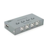 Коммутатор VEGGIEG V-F502 USB 2.0 /4BM . PC to Scanner Printer Sharing Switch (нужен драйвер), Box