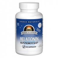 Мелатонин 3мг, Sleep Science, Source Naturals, 120 гелевых капсул