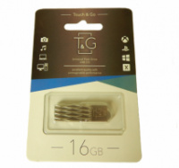 Флешка T&G USB 103 16GB, серебристая