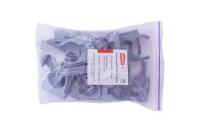 Кліпса для гофри Apro 40 мм сіра (25 шт.) (KG-40G)