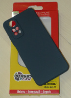 Чехол Dengos Carbon для Xiaomi Redmi Note 11 Blue DG-TPU-CRBN-153