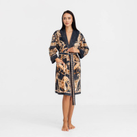Халат женский из плюшевого велюра эксклюзивный Elegance 18271 L-XL