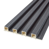 Рейка декоративна WPC стінова 3000х160х23мм Графіт SW-00001529