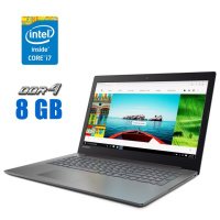 Ноутбук Lenovo IdeaPad 320-15IKB / 15.6« (1920x1080) TN / Intel Core i7-7500U (2 (4) ядра по 2.7 - 3.5 GHz) / 8 GB DDR4 / 256 GB SSD / Intel HD...