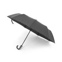 Зонт мужской YT501 полуавтомат, D-106см, защита от солнца, UV (99%), защита от дождя, каркас - Al+Fe, ручка крючок, Black