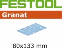 Шлифматериал 80 х 133 мм, Р 100, Granat, Festool