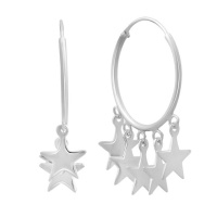 Серебряные серьги CatalogSilver без камней (2134435)