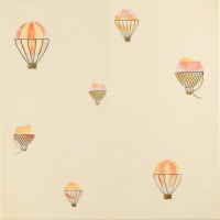 Панель стінова 3D 700х700х4мм Повітряні кулі рогожка SW-00001973