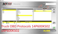 KESS v2 Slave Truck OBD Protocols 14P600KS02 14P600KS02