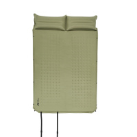 Килимок самонадувний подвійний з подушкою Mobi Garden Dot double air 30 мм NX22663004 green