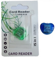 Картридер T-Flash/Micro SD Micro Card Reader СЕРЦЕ