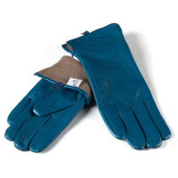 PODIUM Перчатка Женская кожа (Ш) F23 мод2 бирюза st16 Распродажа