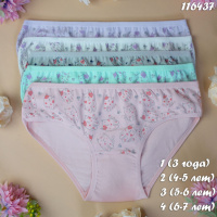 Труси дитячі чоловічок для дівчинки Nicoleta 3 роки 5 шт.