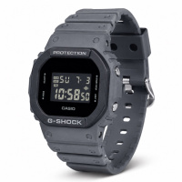 Чоловічий годинник Casio G-SHOCK DW-5610UU-8 сірий спортивний з водозахистом 20 ATM