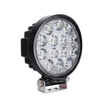 Фара-LED Круг 42W 200mm (3W*14) 10-30V Дальнє зі стробоскопом (1шт) C042W (mini-42w)