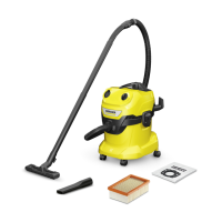Професійний пилосос Karcher WD 4 V-20/5/22 : 1000 Вт, 20 л, для сухого та вологого прибирання