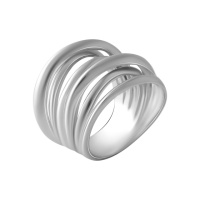 Серебряное кольцо CatalogSilver с без камней, вес изделия 10,72 гр (2031420) 16 размер