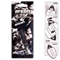 Освежитель воздуха жидкий листик AREON «LIQUID» Black Crystal 5ml (LR01)