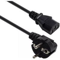 DM Кабель живлення для ПК Asta 250 В, 13 A, 15/ м, BS 1363/A - C13 Black