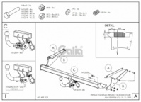 Тягово-зчіпний пристрій (фаркоп) Renault Talisman (universal) (2016-...)